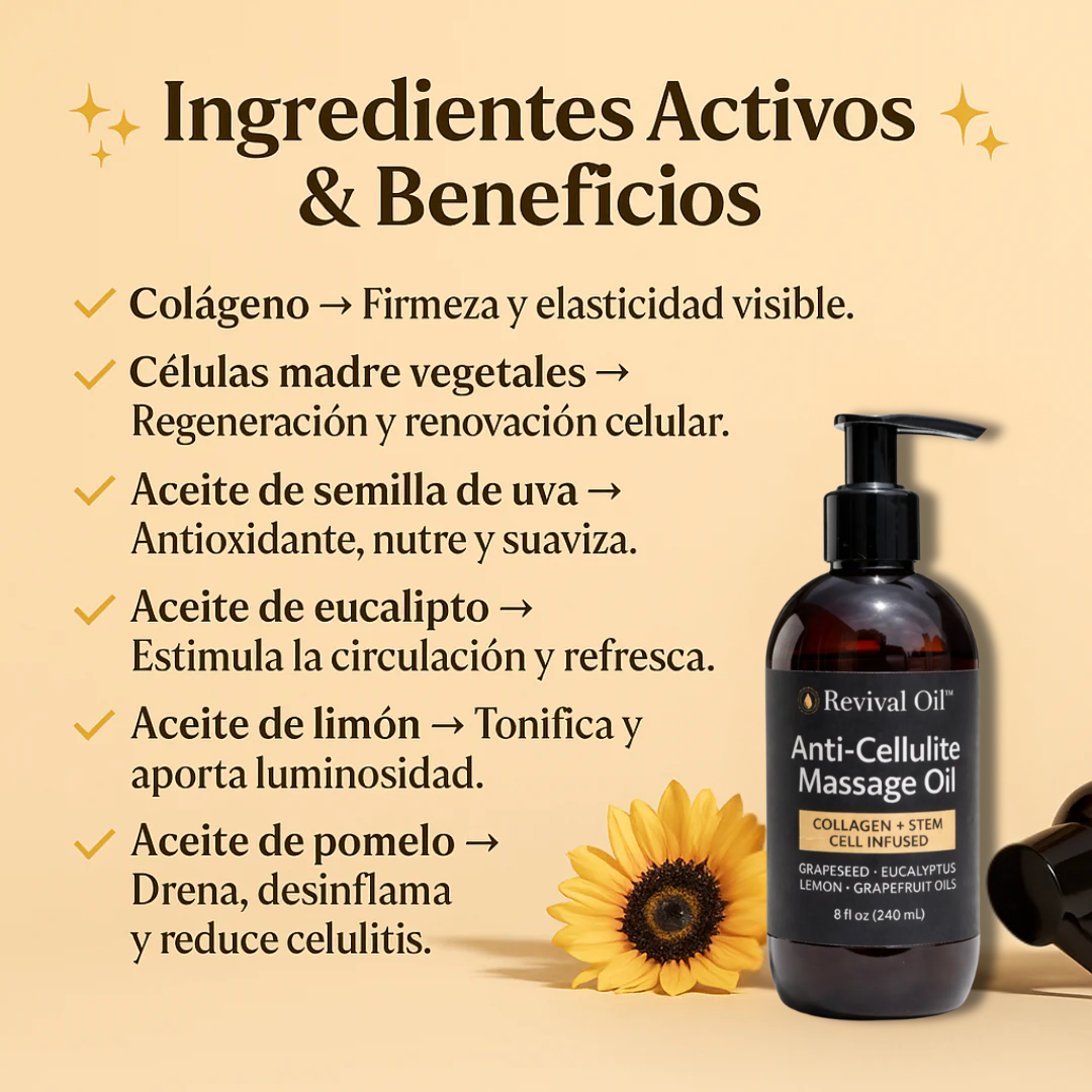 Revival Oil™ | Piel Más Firme en 2 Semanas